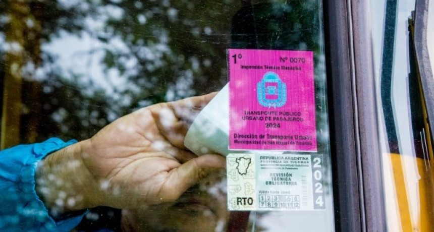 El Municipio inici&oacute; la primera inspecci&oacute;n t&eacute;cnica anual de los colectivos urbanos