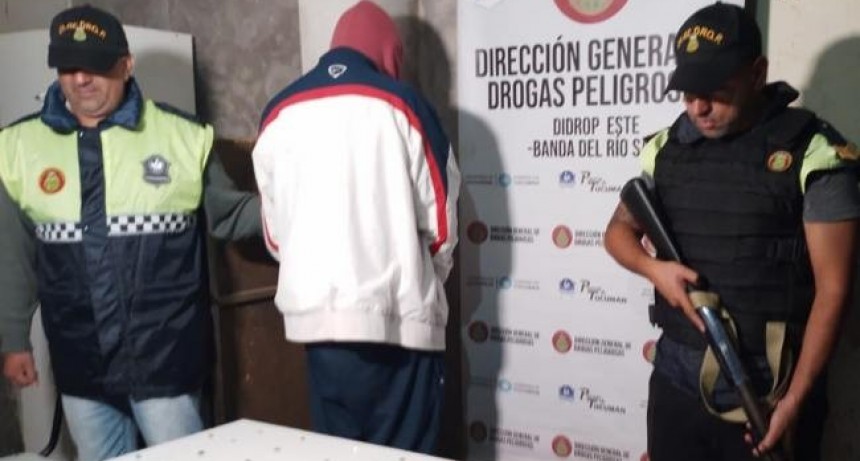 Incautan drogas en Alderetes