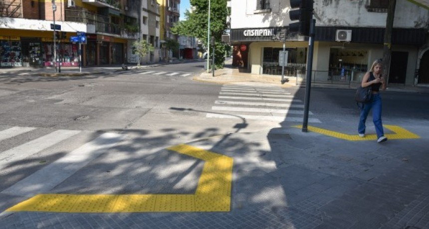Habilitan las primeras rampas y veredas en el marco del Plan de Accesibilidad