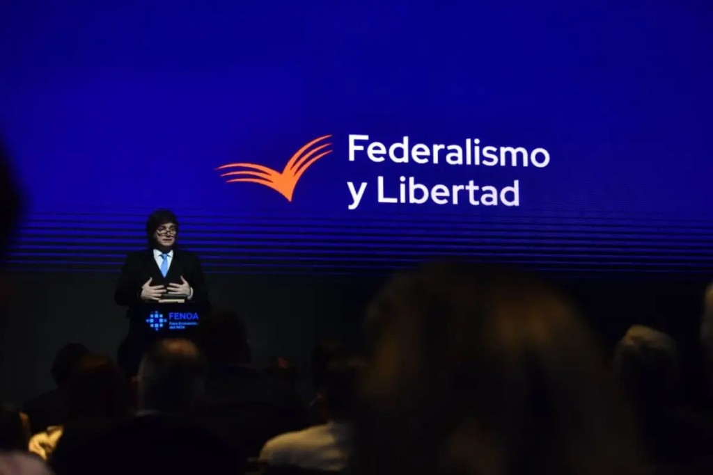 FENOA 2026: Milei defendi&oacute; su gesti&oacute;n, apunt&oacute; contra el gobierno anterior y reivindic&oacute; a Adam Smith