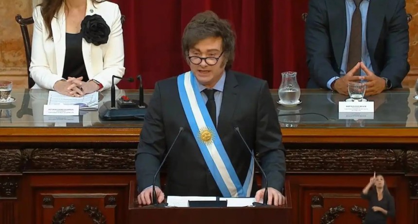 Javier Milei inaugura el 144 per&iacute;odo de sesiones con un discurso de alto impacto y m&aacute;s de 40 reformas en agenda
