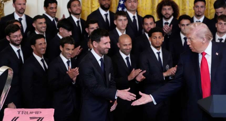 Messi y Trump, juntos en la Casa Blanca: el reconocimiento del presidente al Inter Miami por el t&iacute;tulo de la MLS