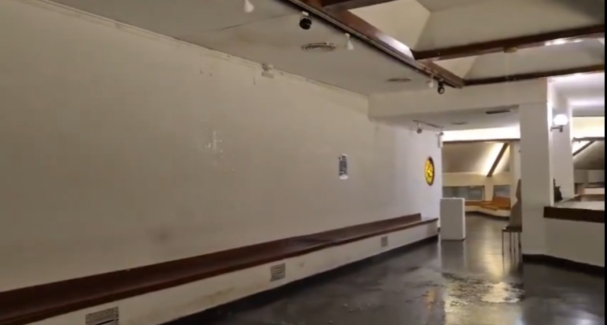 Filtraciones en el Centro Cultural Virla de Tucum&aacute;n: el agua ingres&oacute; 