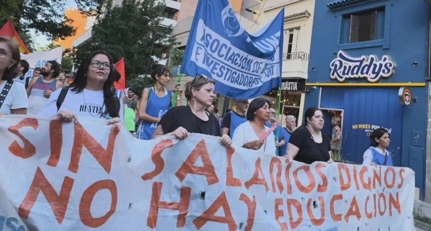 Docentes universitarios inician un paro de siete d&iacute;as en todo el pa&iacute;s por la crisis salarial