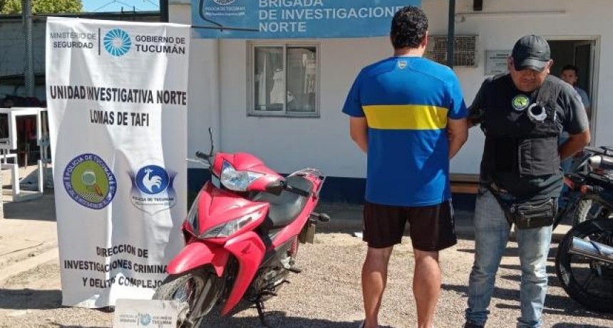 Aprehenden a un hombre que conducía una moto con pedido de secuestro