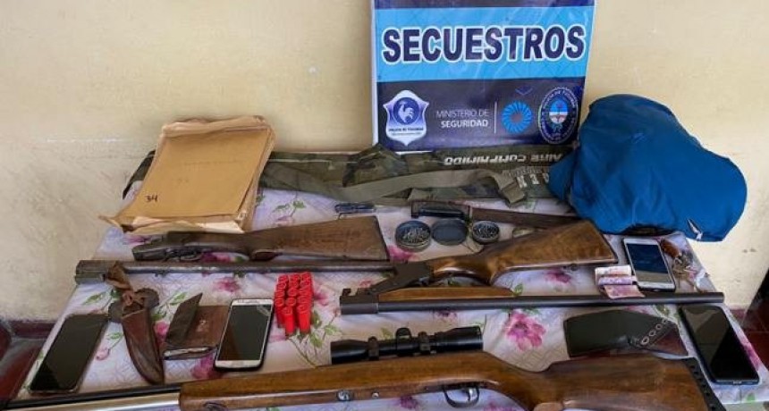 Benjamín Paz: Aprehenden a cuatro hombres que viajaban fuertemente armados