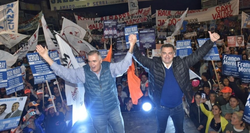 Jaldo participó del lanzamiento de la candidatura a intendente de Raúl Albarracín