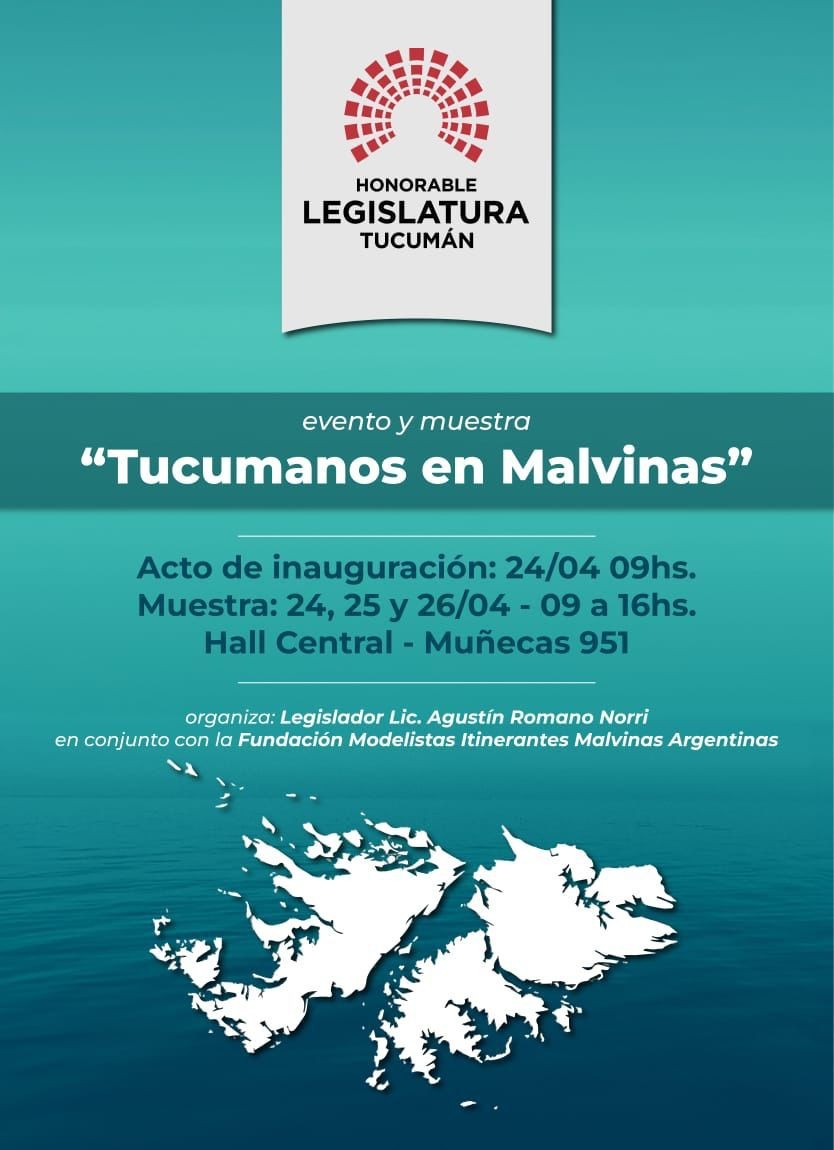Muestra sobre Malvinas en la Legislatura