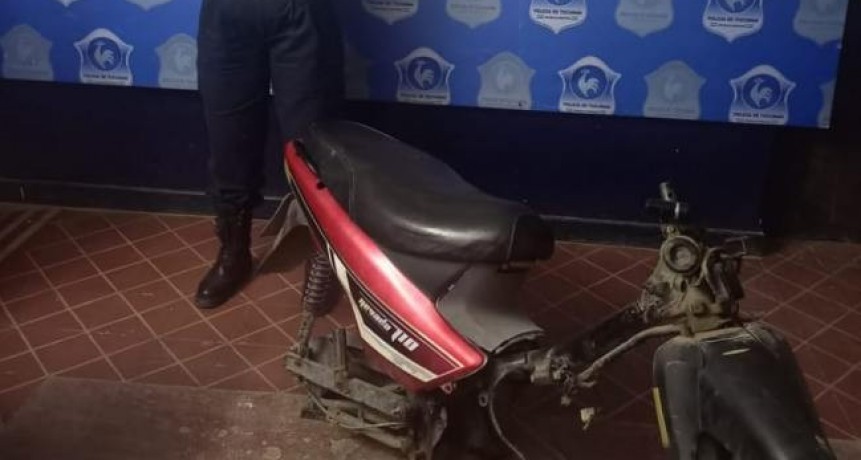Fue entre rejas por robar y desmantelar una moto en cuesti&oacute;n de minutos