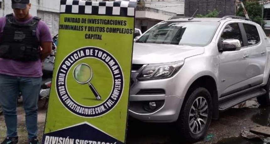Recuperan una camioneta robada de una concesionaria de autos