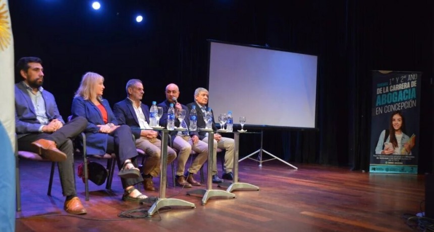 Inauguraron el ciclo lectivo de la extensi&oacute;n &aacute;ulica de abogac&iacute;a en Concepci&oacute;n