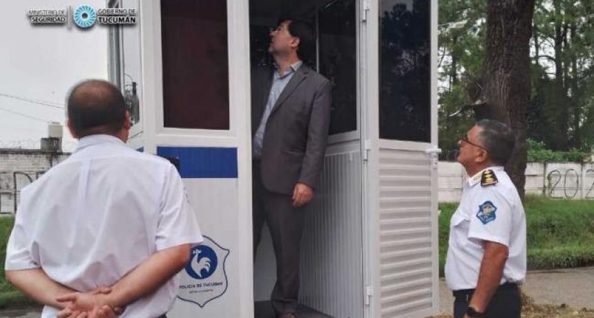 Instalan una cabina de seguridad en la zona Sur de la Capital