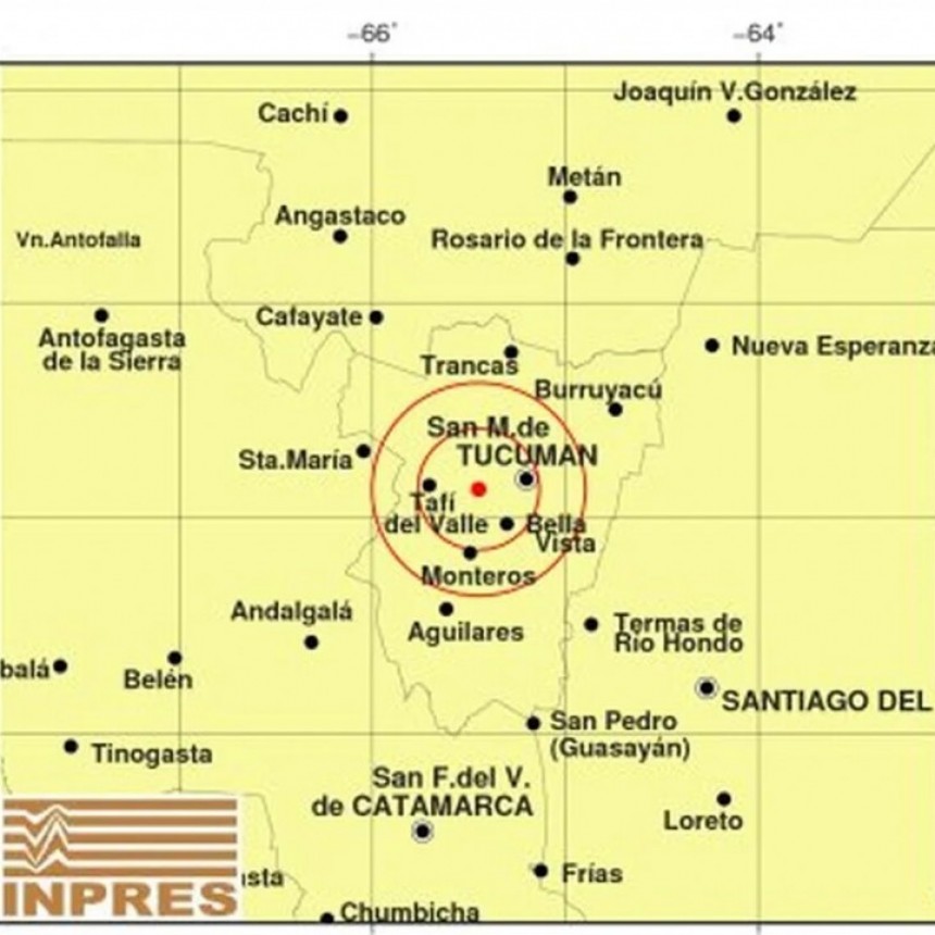 Tucumán: se registró un sismo en la primera media hora de este jueves