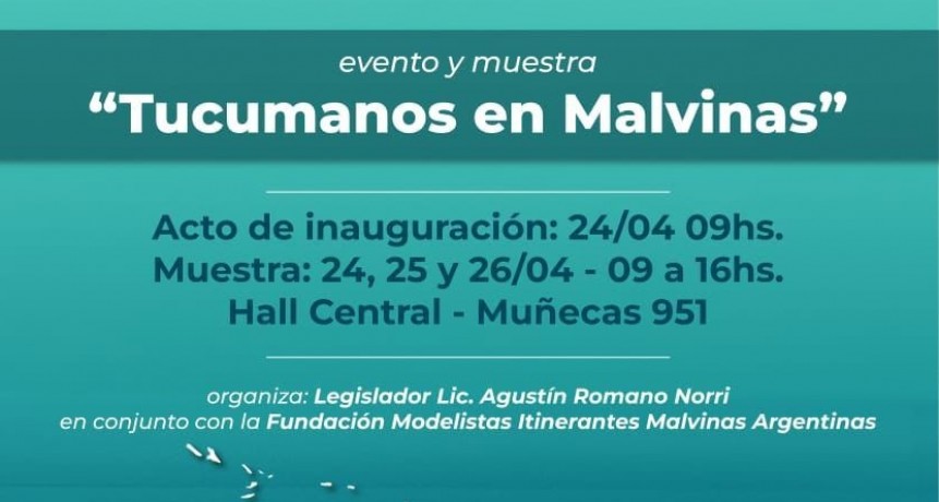 Muestra sobre Malvinas en la Legislatura