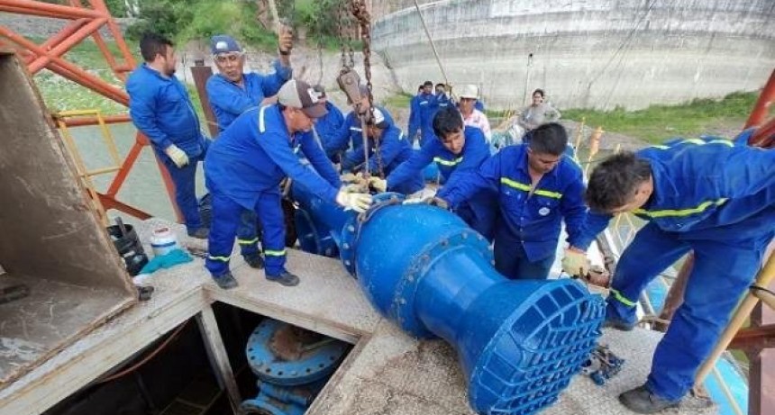 En Lules avanzan las obras de recuperación de la Planta de Tratamiento de La Bolsa