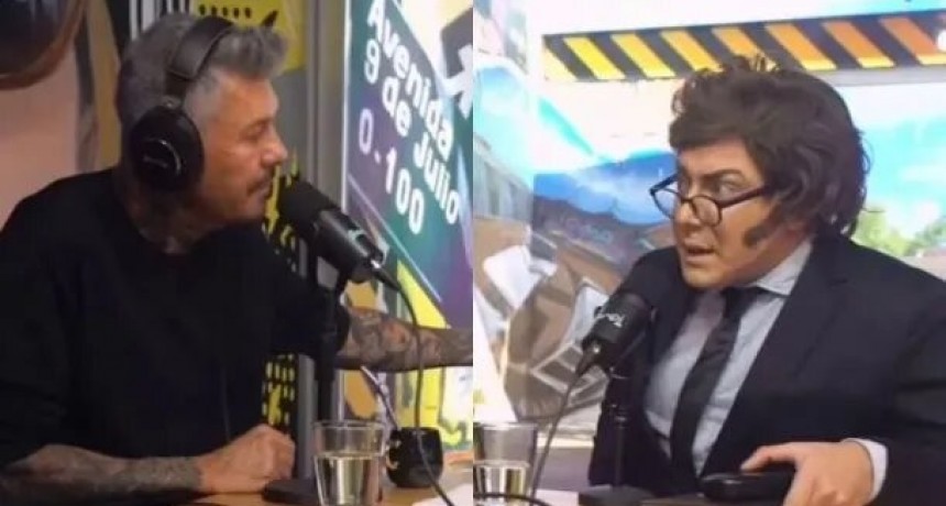 Marcelo Tinelli debutó en el streaming y entrevistó a un imitador de Milei