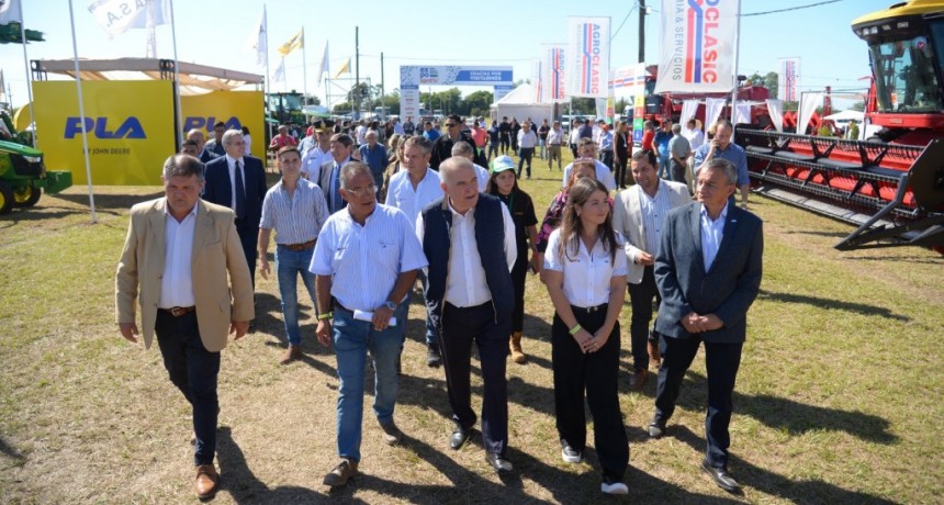 “Acompañamos el esfuerzo y el sacrificio de los productores”, dijo Jaldo en Apronor