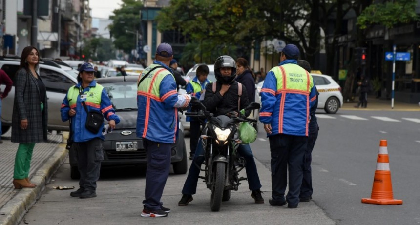 Operativo sorpresa en el centro: secuestraron más de 60 motos por faltas de tránsito