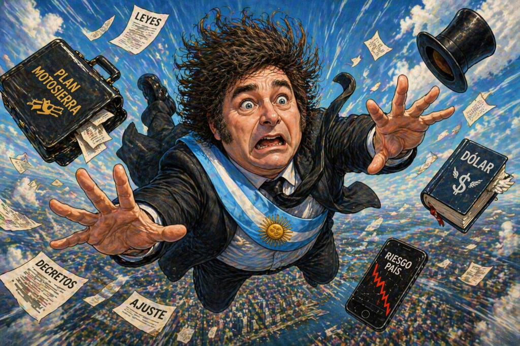 Milei cae en el ranking latinoamericano y ya enfrenta uno de los niveles de rechazo m&aacute;s altos de la regi&oacute;n