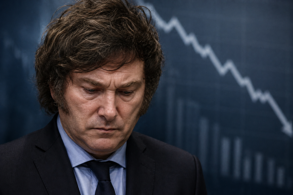 Confianza en el Gobierno de Milei cay&oacute; por cuarto mes consecutivo y toc&oacute; su nivel m&aacute;s bajo