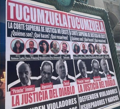 Justicia de Tucum&aacute;n en alerta por ataques a jueces y fiscales