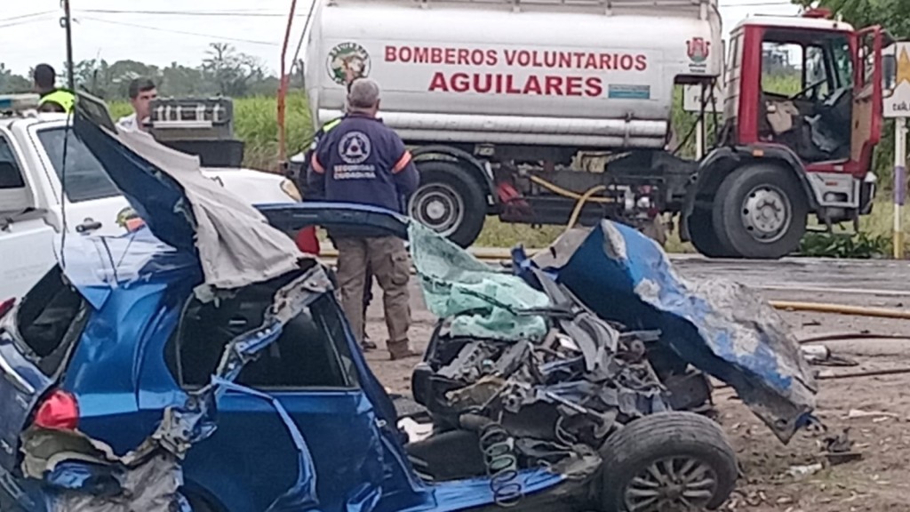 Fatal accidente en la Ruta 38, cerca de Aguilares: confirman una v&iacute;ctima mortal