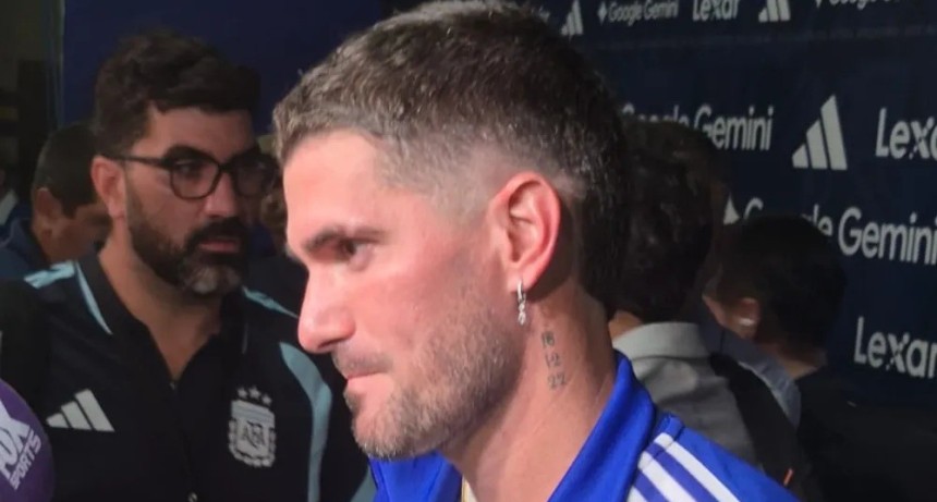 Rodrigo De Paul rompi&oacute; el silencio: &ldquo;Nosotros no hacemos pol&iacute;tica, venimos a jugar al f&uacute;tbol&rdquo;