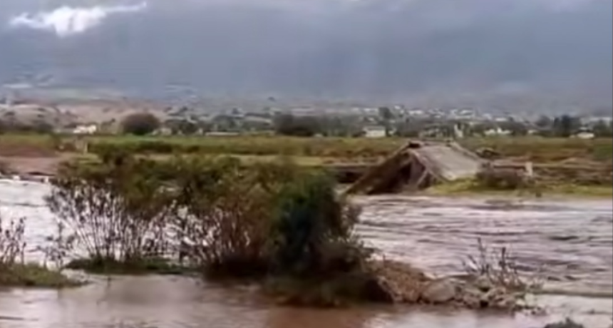Fuerte creciente del r&iacute;o Taf&iacute; y desbordes en El Mollar tras una intensa tormenta en la zona