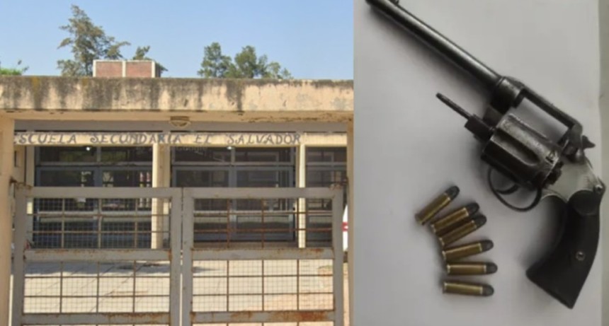 La Justicia orden&oacute; 59 d&iacute;as de internaci&oacute;n para el menor que llev&oacute; un rev&oacute;lver con seis balas a la escuela