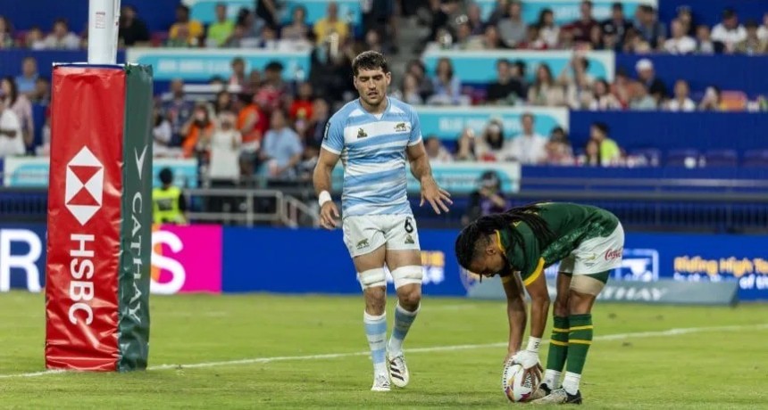 Los Pumas 7s cayeron ante Sud&aacute;frica en la final del Seven de Hong Kong y se llevaron la medalla de plata