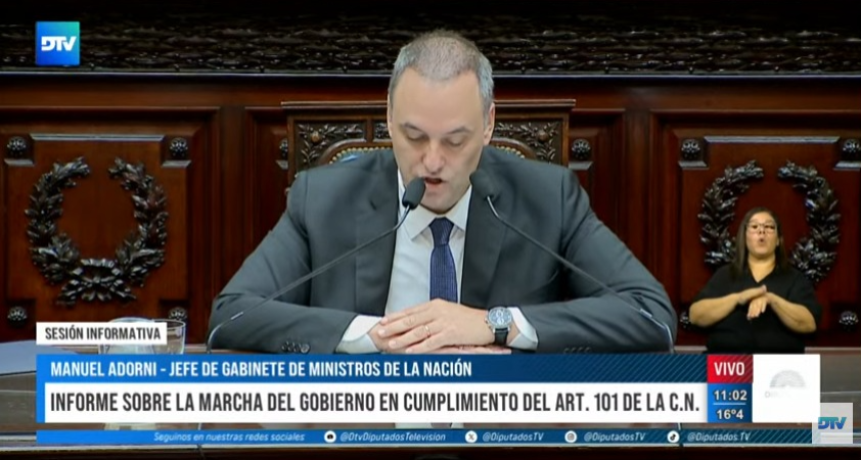 &ldquo;NO COMET&Iacute; NING&Uacute;N DELITO&rdquo;: Adorni se defendi&oacute;, denunci&oacute; una &ldquo;operaci&oacute;n golpista&rdquo; y exhibi&oacute; el respaldo de Milei