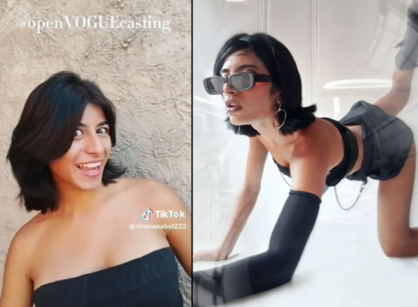 Anabel se volvió viral con un casting para Vogue