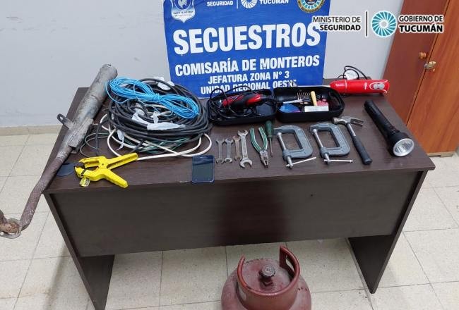 Recuperan numerosos elementos robados a vecinos de Monteros