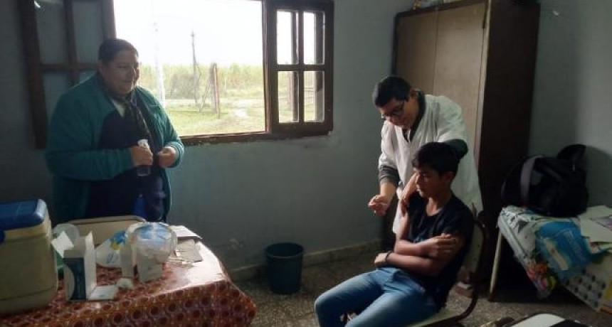 Salud continúa con la campaña de vacunación en toda la provincia