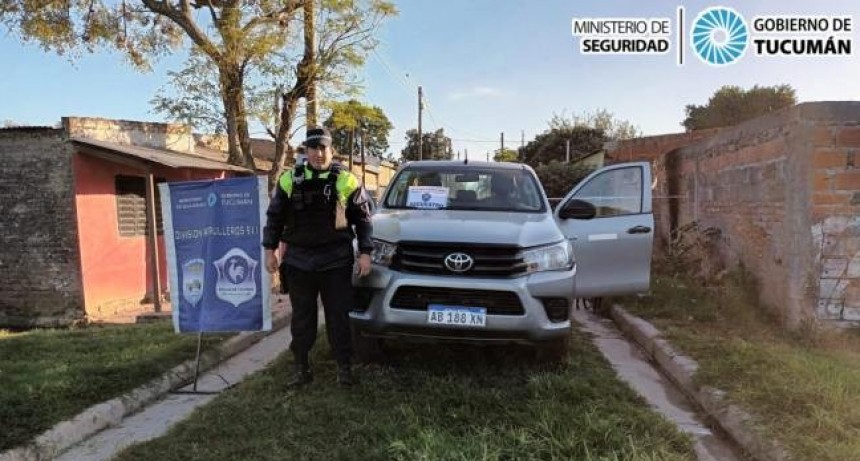 A los pocos minutos de robada, recuperan una camioneta 4x4
