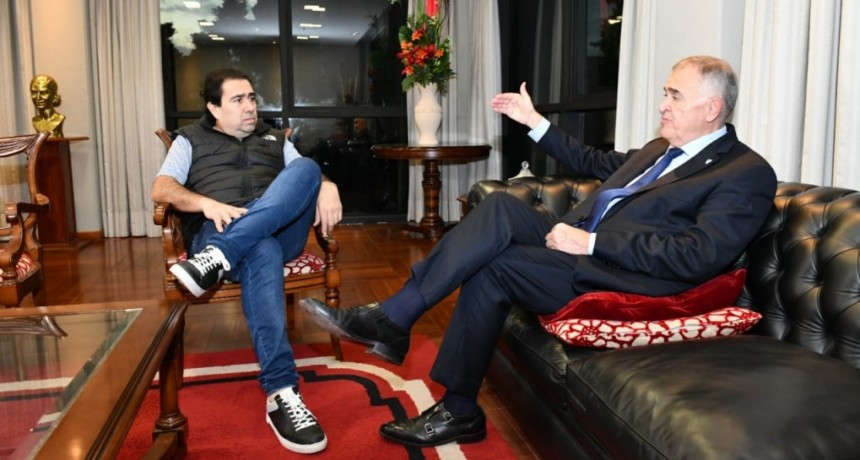 Jaldo se reunio esta mañana con Sergio Mansilla