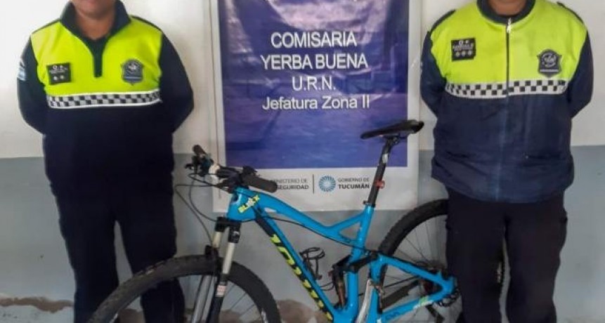 La Policía recuperó una bicicleta valuada en $3.5 millones