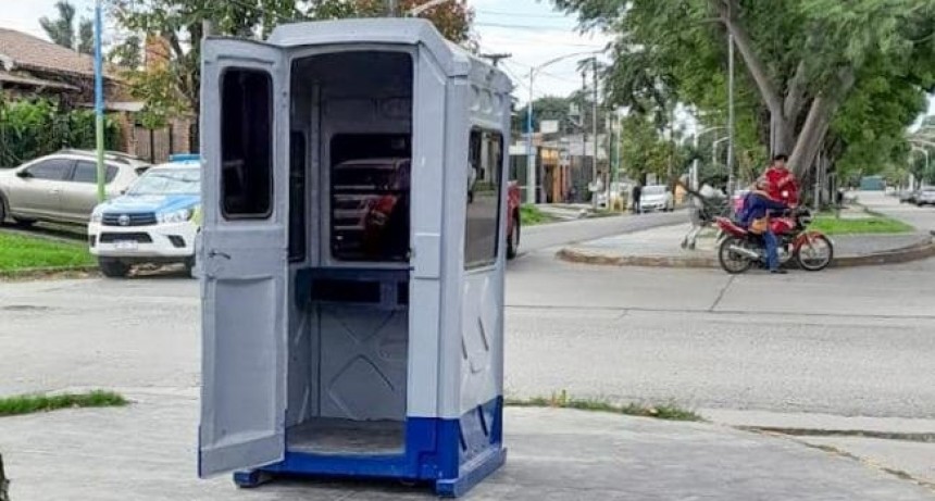 Instalaron una nueva garita preventiva en el barrio Ampliación Congreso