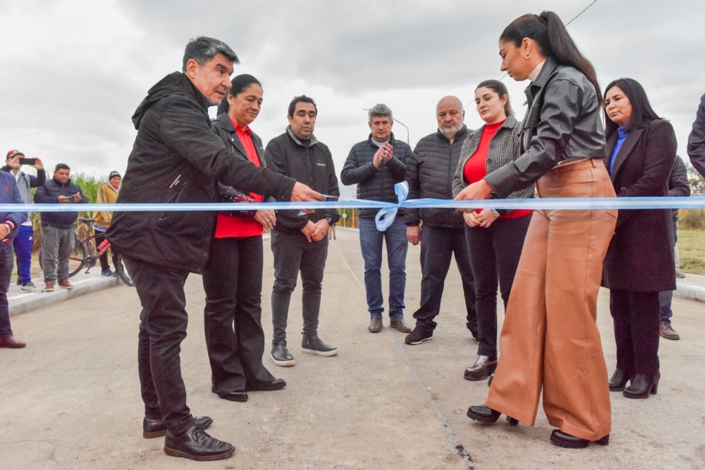 Quedó inaugurado el nuevo acceso sur en la ciudad de Aguilares