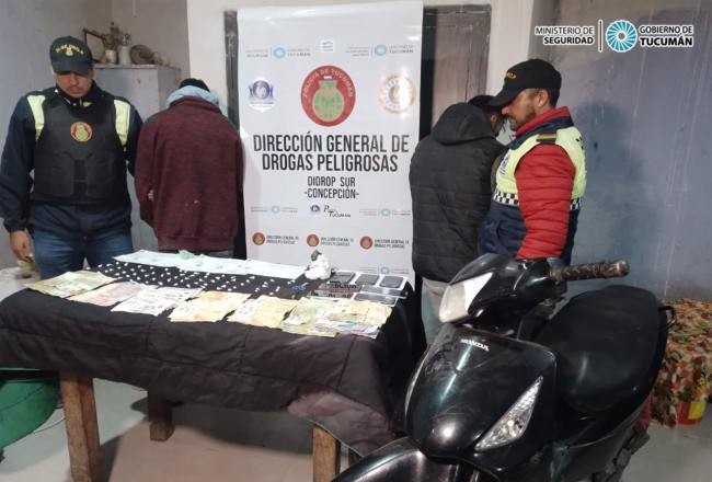 Tras una denuncia anónima desarticulan kioscos de venta de drogas en Concepción