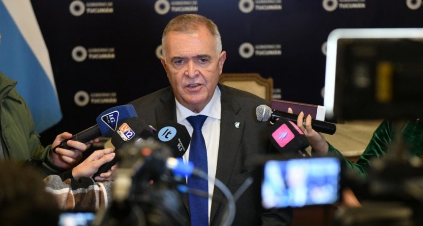 El gobernador Jaldo ordenó detener a estudiantes violentos y sancionar a padres y colegios 