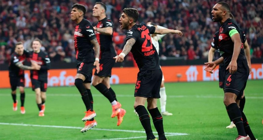 Bayer Leverkusen de Exequiel Palacios está en la final de la Europa League