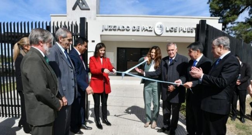 Quedó inaugurado el nuevo Juzgado de Paz de Los Puestos