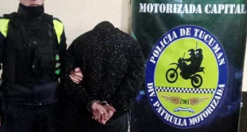 Robó una motocicleta y fue aprehendido mientras huía