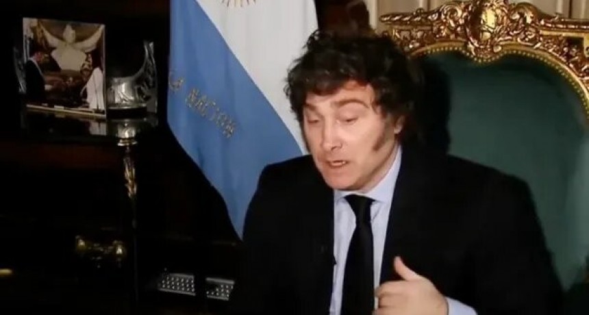 Milei tildó a Sánchez de 