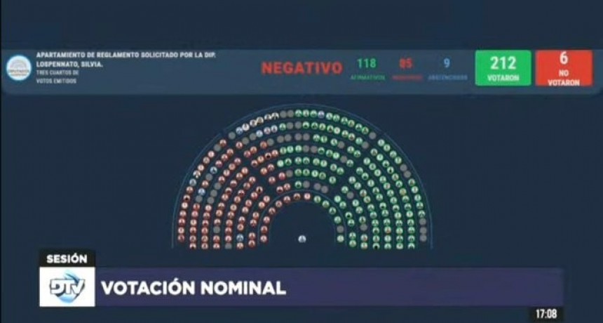 Diputados: no prosperó una moción para repudiar a Espinoza por presunto abuso sexual
