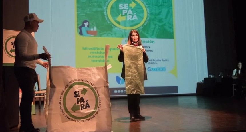 Profundizan la separación de residuos en edificios de la ciudad