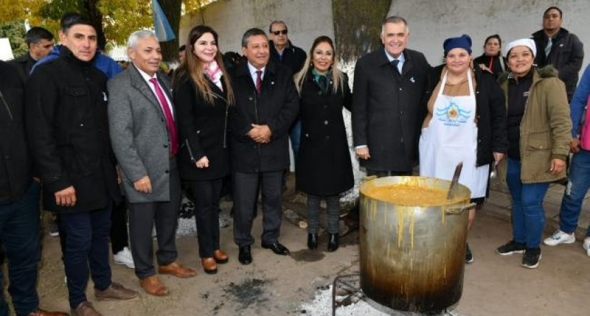 Jaldo participó en la celebración por el 157° Aniversario de Los Ralos