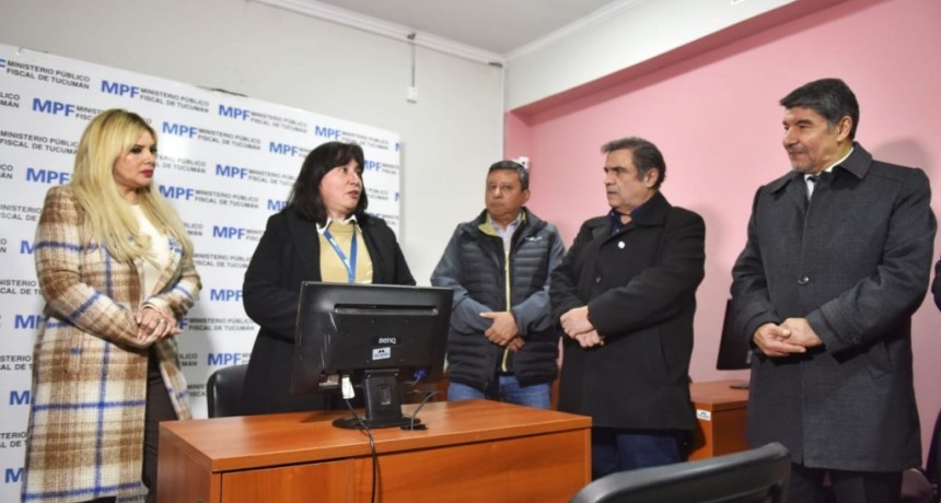 Lules: inauguran una oficina de denuncias del Ministerio Público Fiscal