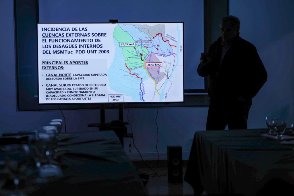 Presentan un diagnóstico clave para modernizar el sistema de desagües pluviales de San Miguel de Tucumán